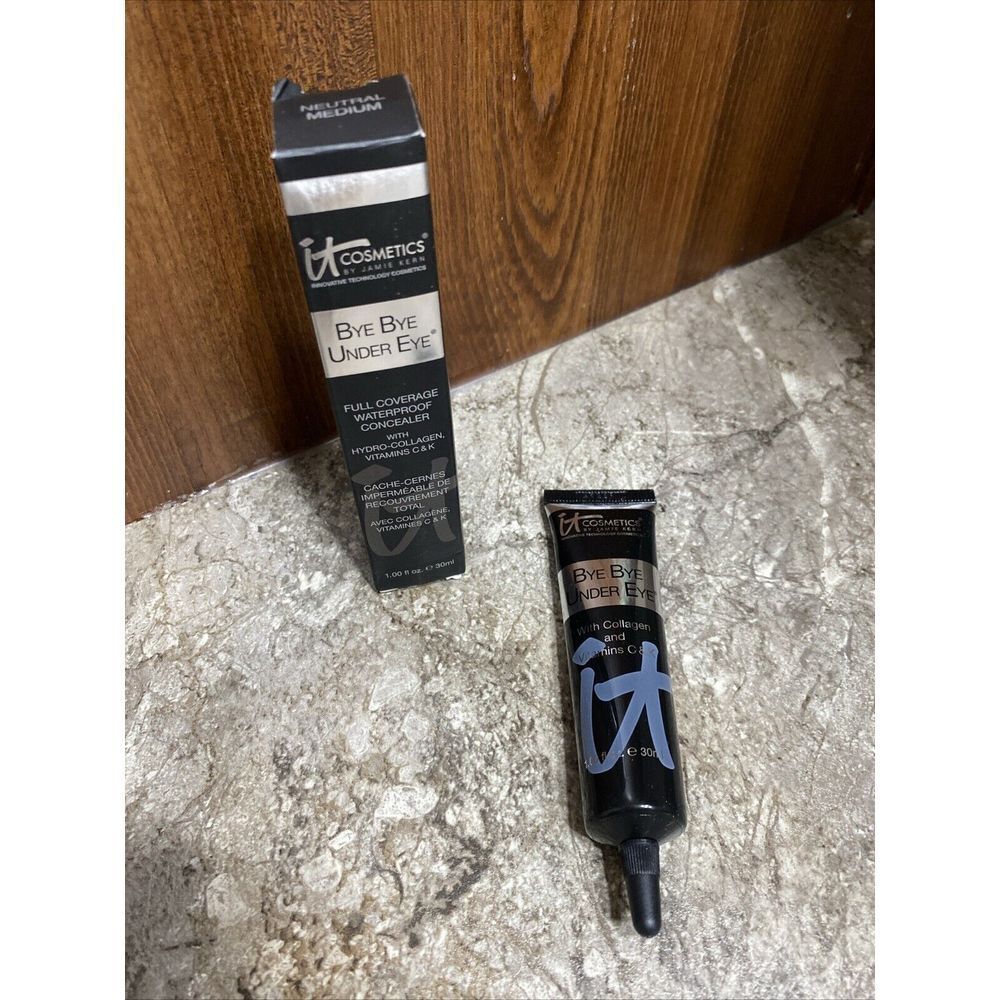 IT Cosmetics‎ Bye Bye Under Eye Waterproof Concealer "Neutral Medium" NIB Rare